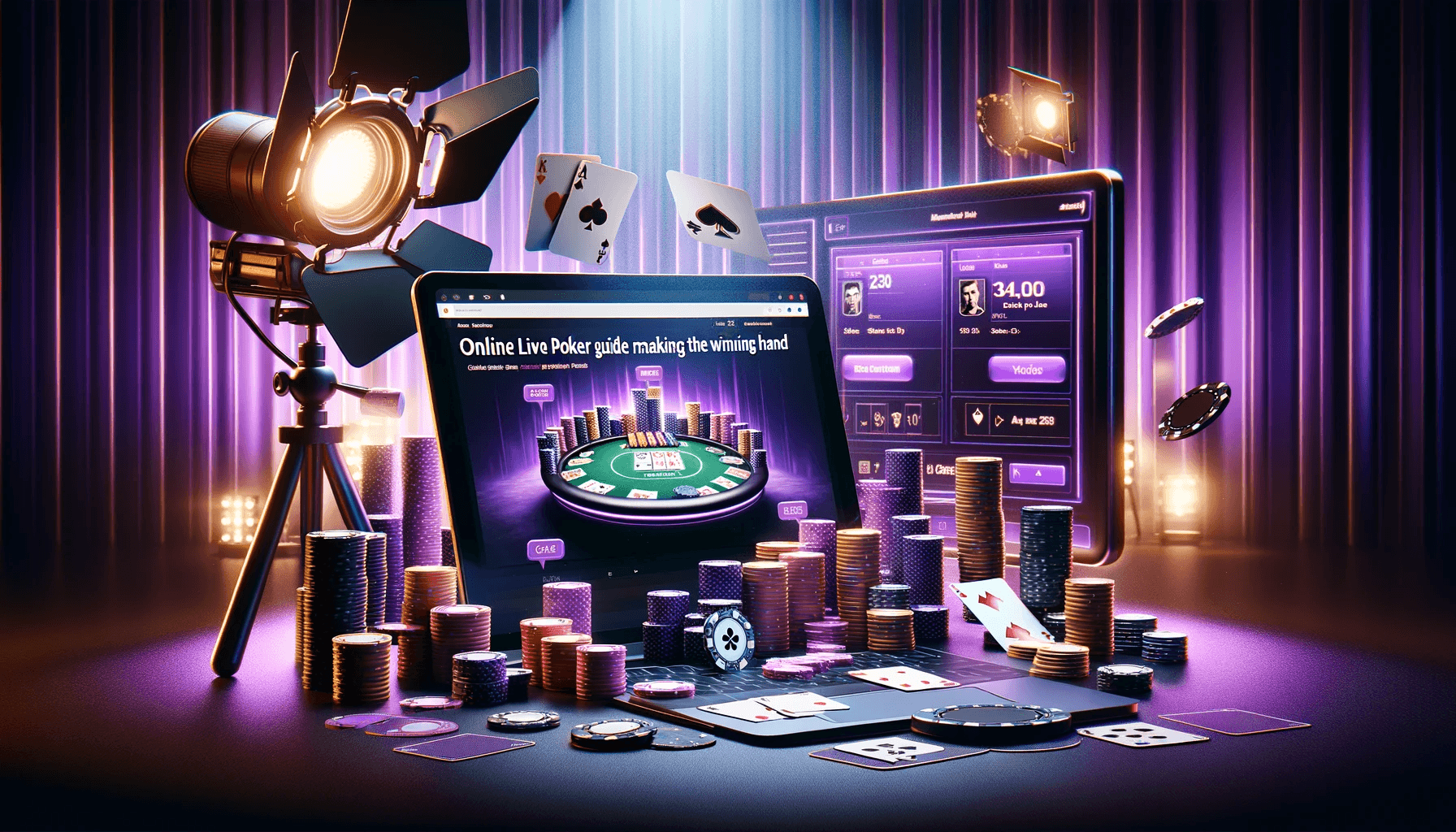 Online live pokergids voor het maken van de winnende hand image