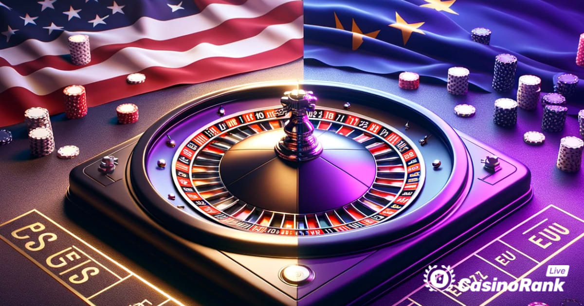 Amerikaanse of Europese roulette kiezen bij een Live Dealer Casino