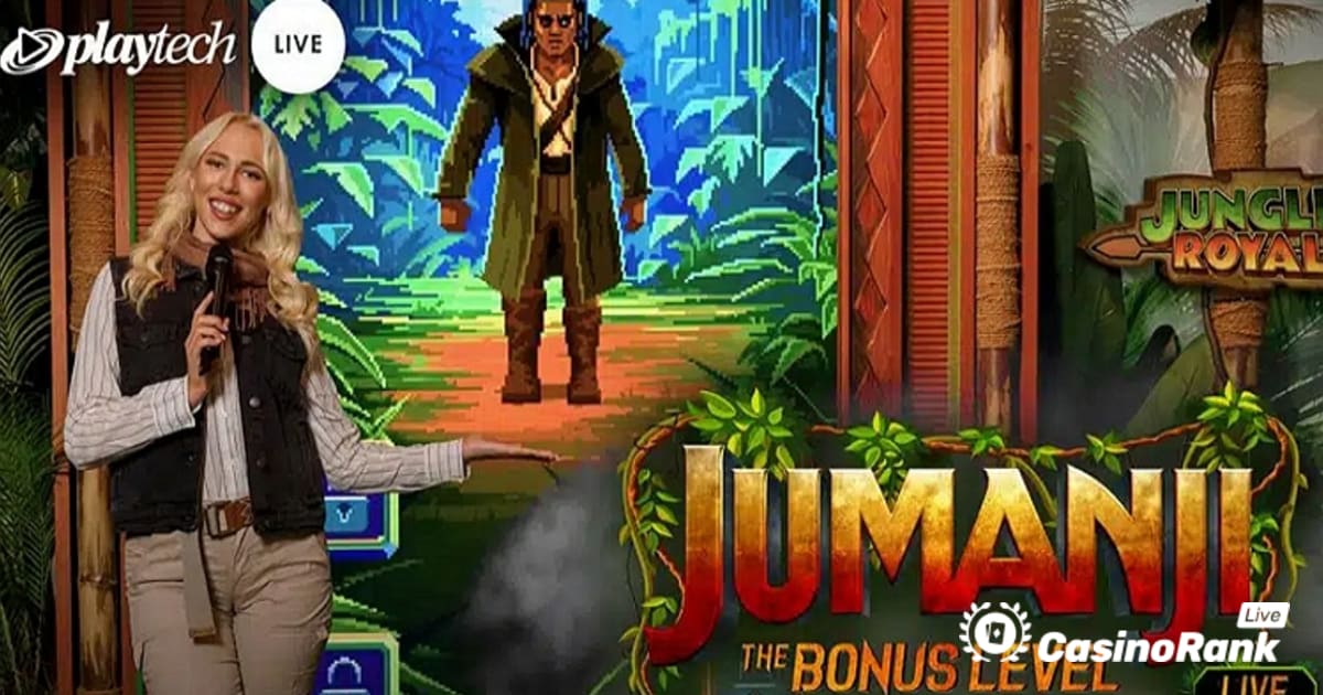 Playtech presenteert nieuw live casinospel Jumanji The Bonus Level